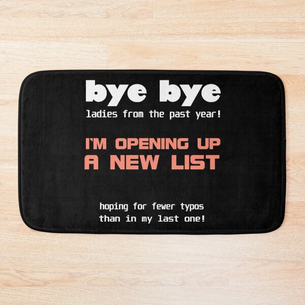 Item preview, New girl, friend. Party. Date. (black background) designed and sold by bekksa.