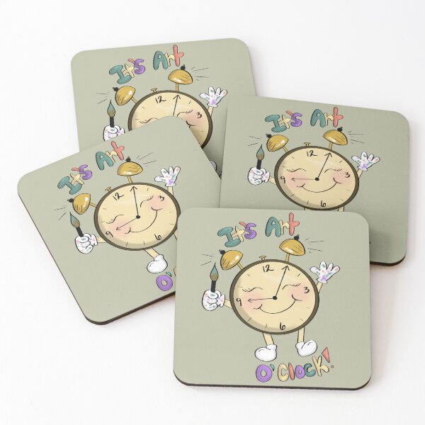 Item preview, It’s Art O’Clock designed and sold by Lots of Doodles.