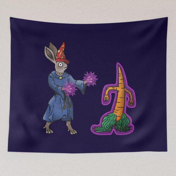 Item preview, The Carrot Sorcerer Rabbit designed and sold by MargiKnights.