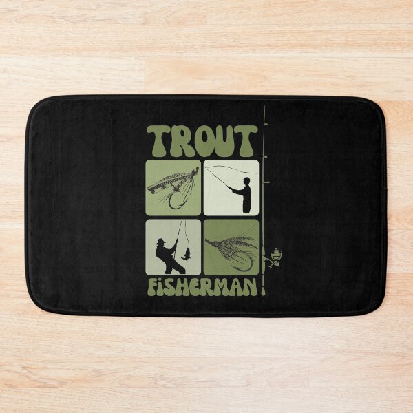 Item preview, Trout Fisherman – Earthy Box Design with Flies and Casting designed and sold by boboodesigns.