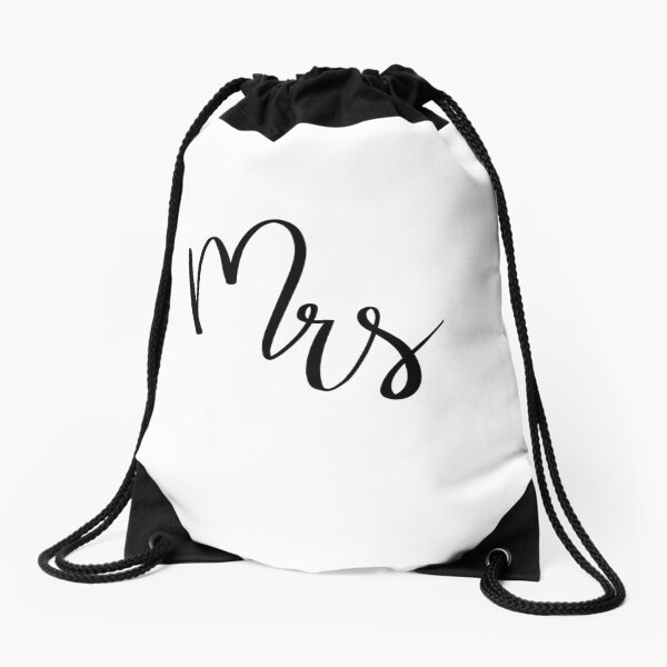 Mrs by Alice Monber Drawstring Bag