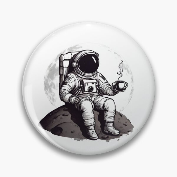 Item preview, Cosmic Coffee Break Astronaut in Space 6 designed and sold by Tom-Johnson.