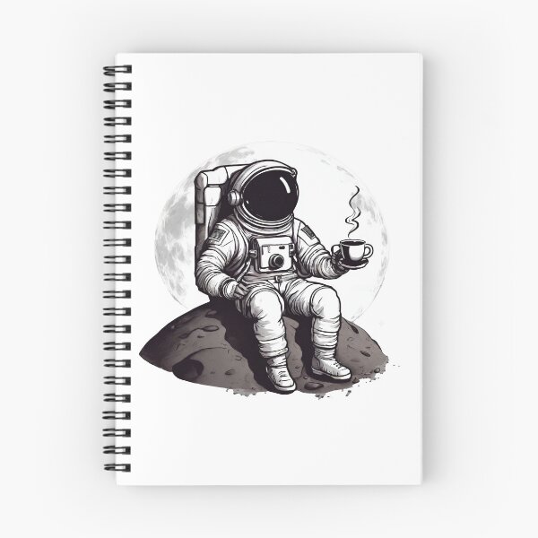 Item preview, Cosmic Coffee Break Astronaut in Space 6 designed and sold by Tom-Johnson.