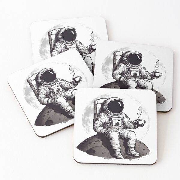 Item preview, Cosmic Coffee Break Astronaut in Space 6 designed and sold by Tom-Johnson.