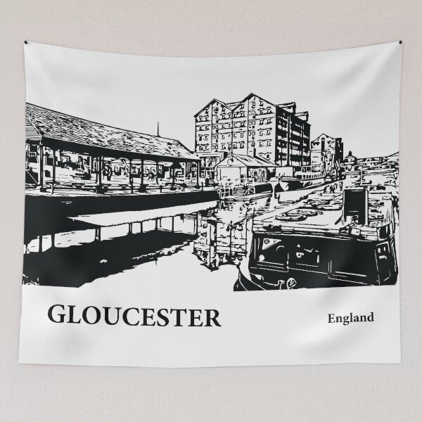 Item preview, Gloucester England designed and sold by Lakeric Cityscapes.