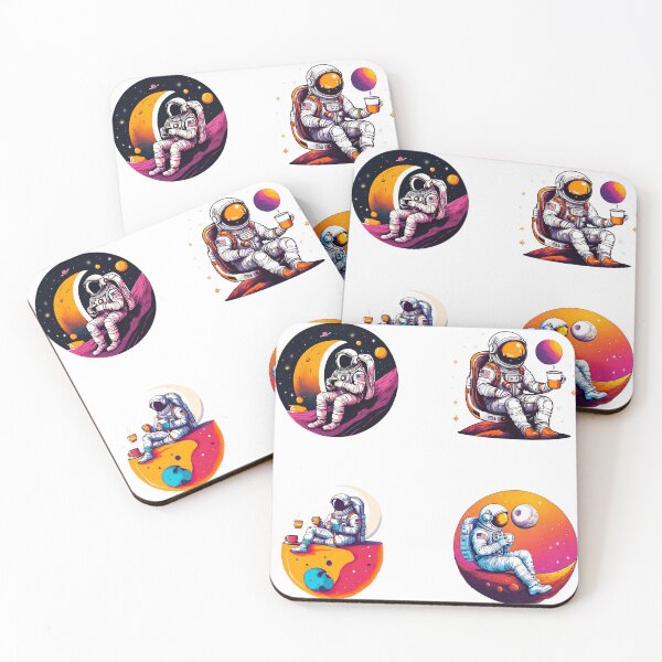 Item preview, Cosmic Coffee Break Astronaut in Space Collection 2 designed and sold by Tom-Johnson.