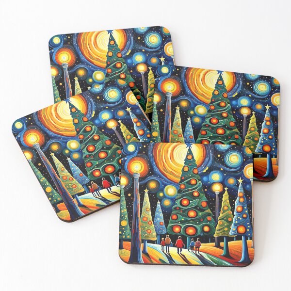 Item preview, Walking through the Christmas tree forest 5 designed and sold by George Hutton Hunter.