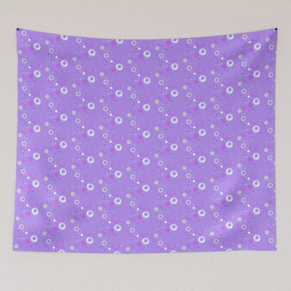 Item preview, purple violet dots | artistic dot circle pattern designed and sold by lausn.
