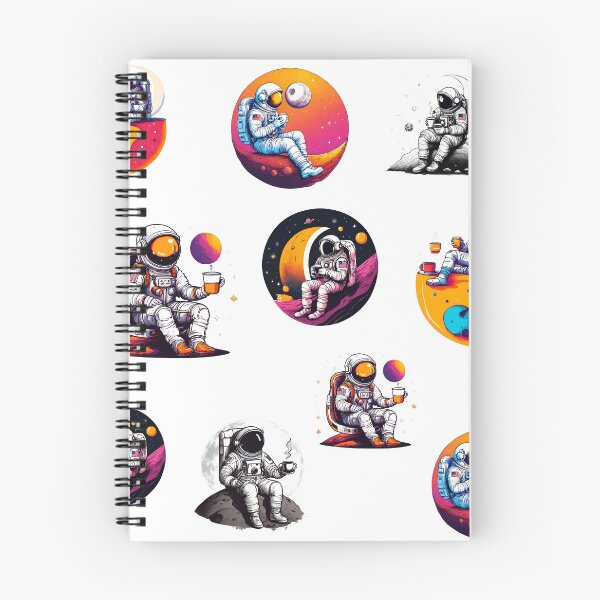 Item preview, Cosmic Coffee Break Astronaut in Space Pattern 1 designed and sold by Tom-Johnson.