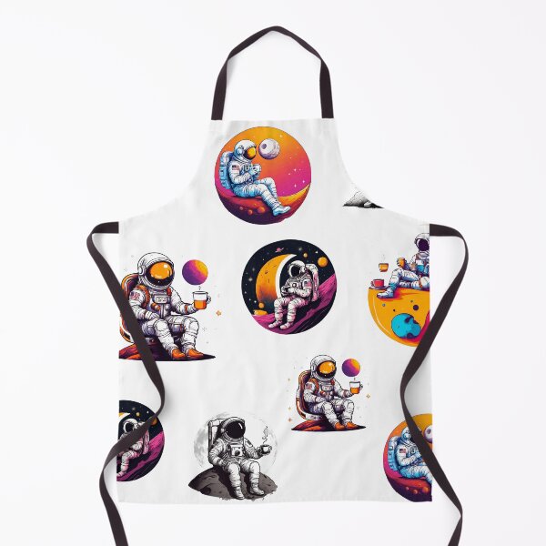 Item preview, Cosmic Coffee Break Astronaut in Space Pattern 1 designed and sold by Tom-Johnson.