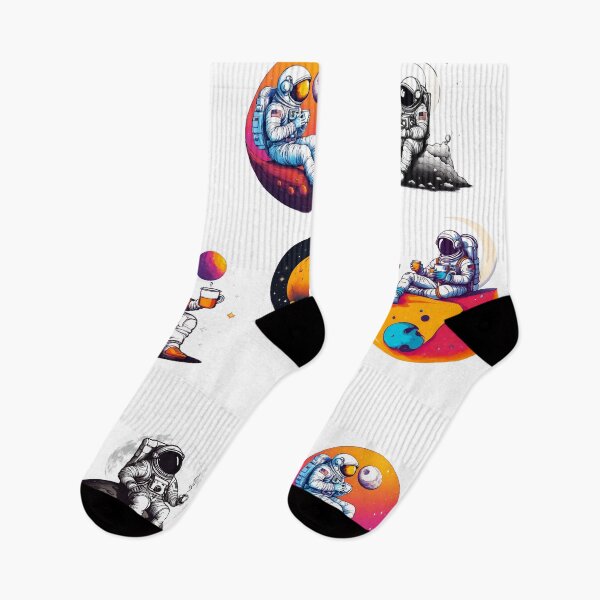 Item preview, Cosmic Coffee Break Astronaut in Space Pattern 1 designed and sold by Tom-Johnson.