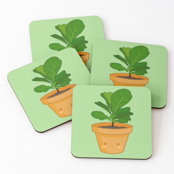 Item preview, Kawaii Fiddle Leaf Fig designed and sold by bumblebreeart.