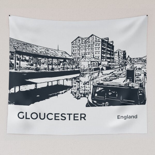 Item preview, Gloucester England designed and sold by Lakeric Cityscapes.