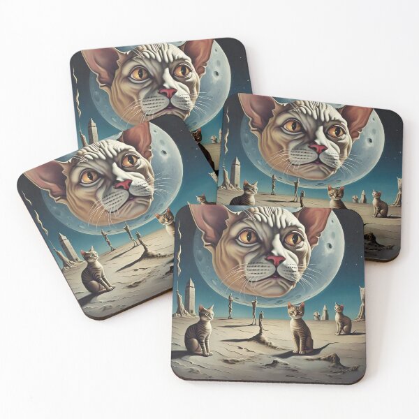 Item preview, Dali-Inspired Moon Sphynx designed and sold by vwcallais.