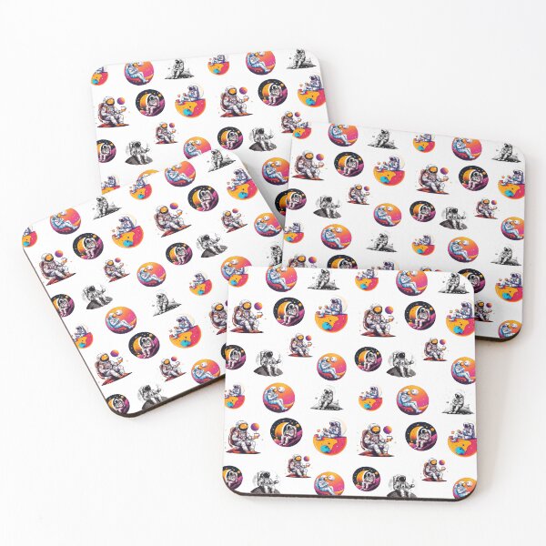 Item preview, Cosmic Coffee Break Astronaut in Space Pattern 2 designed and sold by Tom-Johnson.