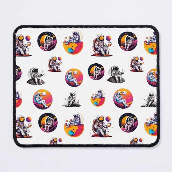Item preview, Cosmic Coffee Break Astronaut in Space Pattern 2 designed and sold by Tom-Johnson.