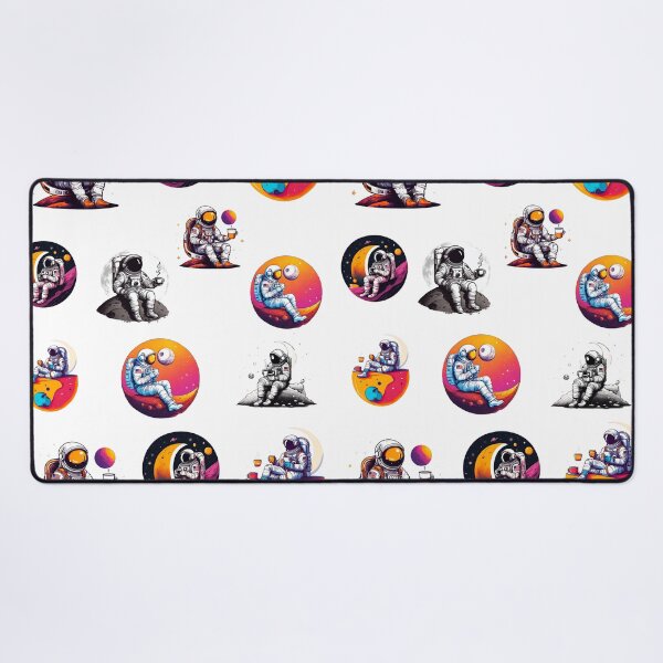 Item preview, Cosmic Coffee Break Astronaut in Space Pattern 2 designed and sold by Tom-Johnson.