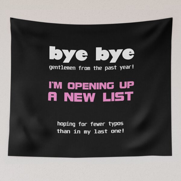 Item preview, New boy, friend. Party. Date. (black background) designed and sold by bekksa.