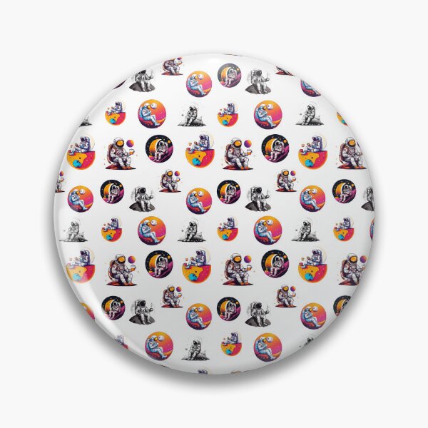 Item preview, Cosmic Coffee Break Astronaut in Space Pattern 3 designed and sold by Tom-Johnson.