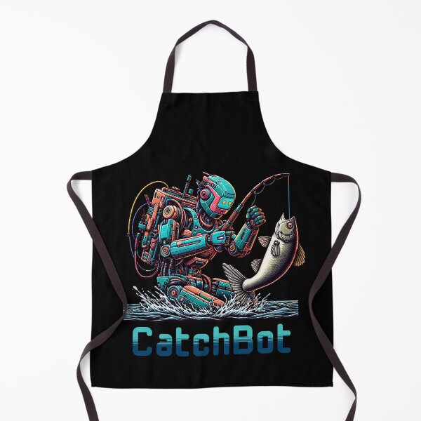 Item preview, Robot catching fish. designed and sold by KojourinArt.