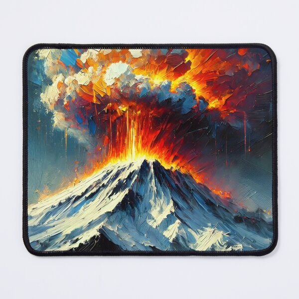 Item preview, Eruption of Power: Abstract Volcanic Explosion designed and sold by CyberPeakZ.