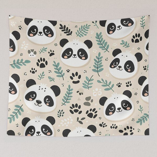 Item preview, Adorable panda pattern designed and sold by Haji  Kamora.