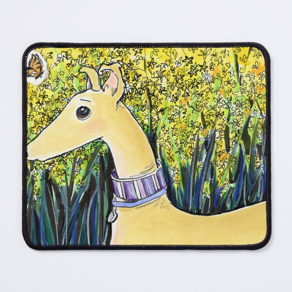 Item preview, Greyhound and butterfly designed and sold by Amy Preveza.