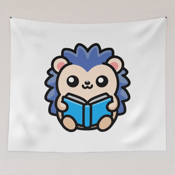 Item preview, Cute Hedgehog Reading! designed and sold by PMCreative.