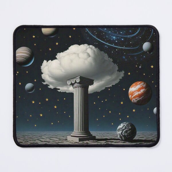 Item preview, Magritte-Inspired Space Scene designed and sold by vwcallais.