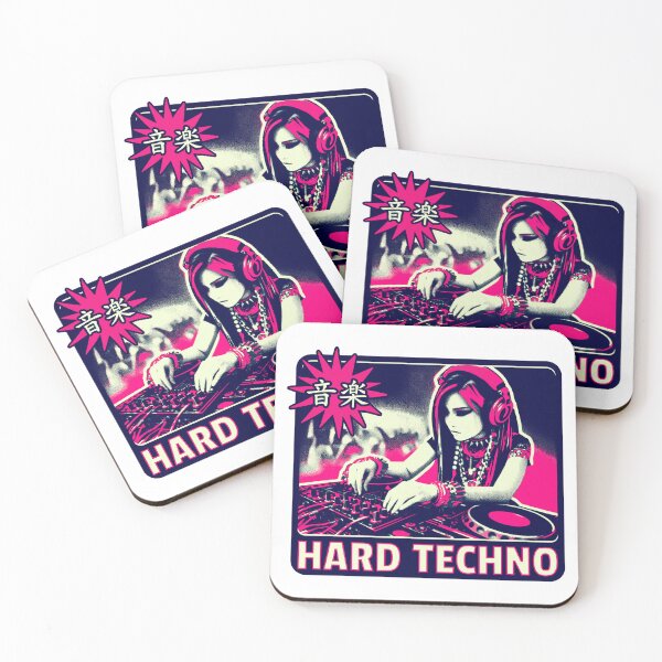 Item preview, Hard Techno - Japanese DJ Underground Rave designed and sold by Urban-Alien.