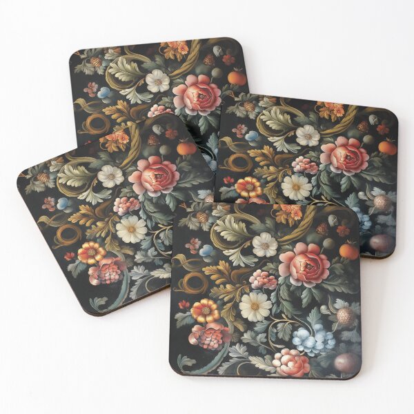 Item preview, A vibrant flowers designs in the Baroque style. designed and sold by HEMRO.