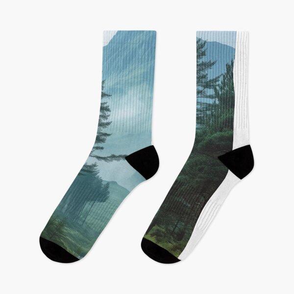 Item preview, Wilderness Scenes with Misty Mountains designed and sold by Piotrek0001.