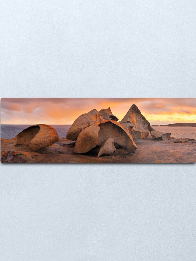 Alternate view of Remarkable Rocks Sunset, Kangaroo Island, South Australia Metal Print