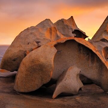 Artwork thumbnail, Remarkable Rocks Sunset, Kangaroo Island, South Australia by Michael Boniwell