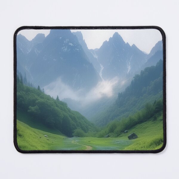Item preview, Misty Morning Mountains and Calm Waters designed and sold by Piotrek0001.