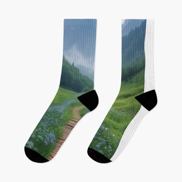 Item preview, Misty Morning Mountains and Calm Waters designed and sold by Piotrek0001.