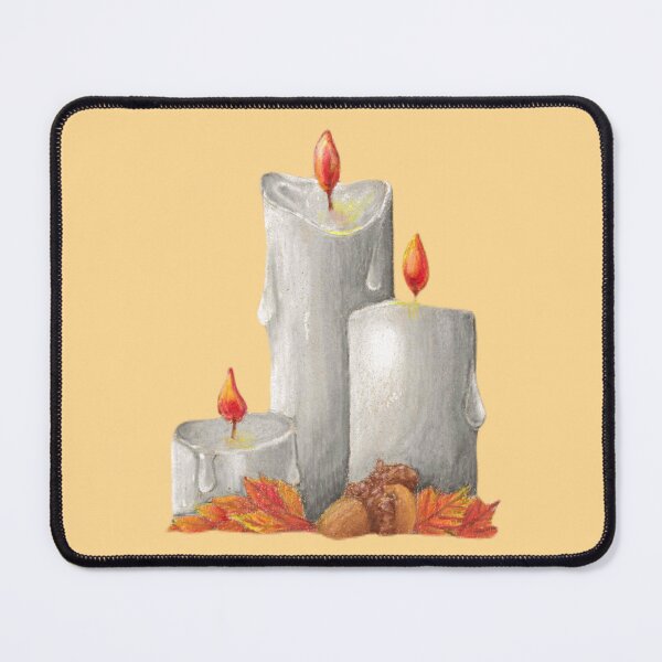Item preview, Autumn Candles designed and sold by ReneeDixonArt.