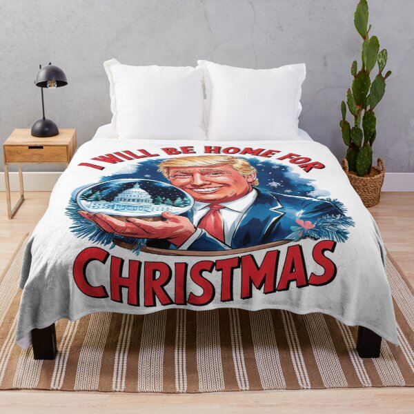 Item preview, Trump I'll Be Home For Christmas designed and sold by kjanedesigns.