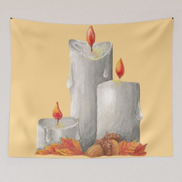 Item preview, Autumn Candles designed and sold by ReneeDixonArt.