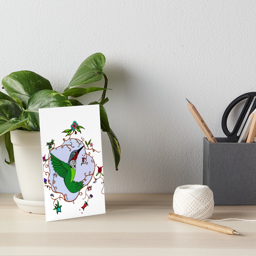 Item preview, Art Board Print designed and sold by RickyTics.