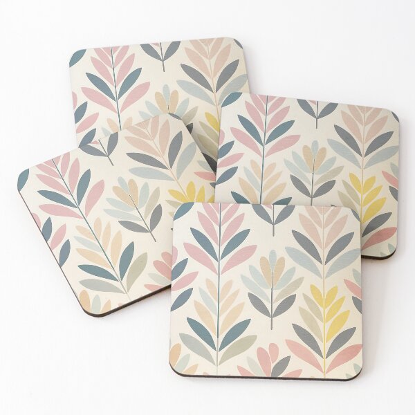 Item preview, Leaf patterns in pastel hues for a serene vibe. designed and sold by Haji  Kamora.