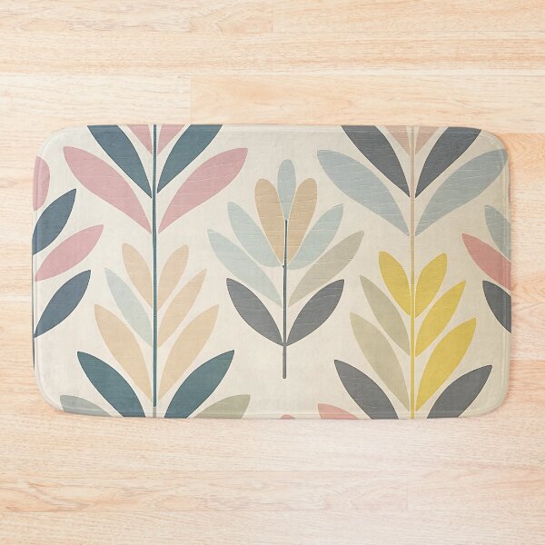 Item preview, Leaf patterns in pastel hues for a serene vibe. designed and sold by Haji Kamora.