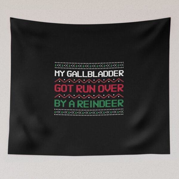 Item preview, Gallbladder Got Run Over Reindeer Hoodies T-Shirts Funny Christmas Gallbladder Removal Surgery Humor Tees designed and sold by ChronicillnessT.