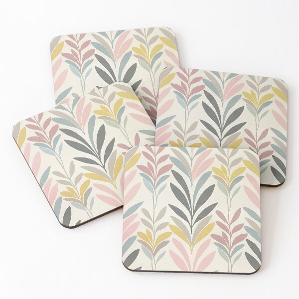 Item preview, Leaf patterns in pastel hues for a serene vibe. designed and sold by Haji Kamora.