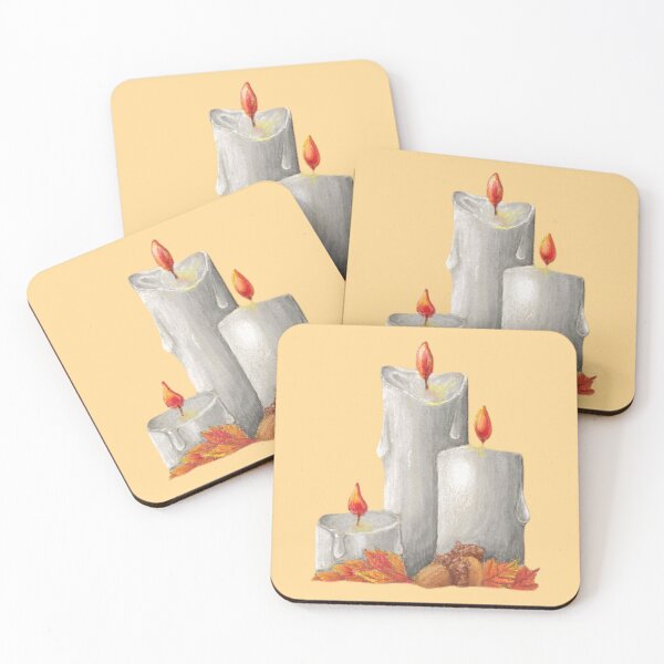 Item preview, Autumn Candles designed and sold by ReneeDixonArt.
