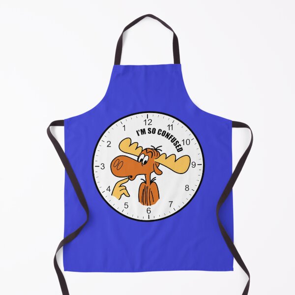 Item preview, I’m Confused Bullwinkle Clock designed and sold by robotghost.
