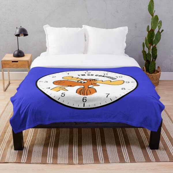 Item preview, I’m Confused Bullwinkle Clock  designed and sold by robotghost.