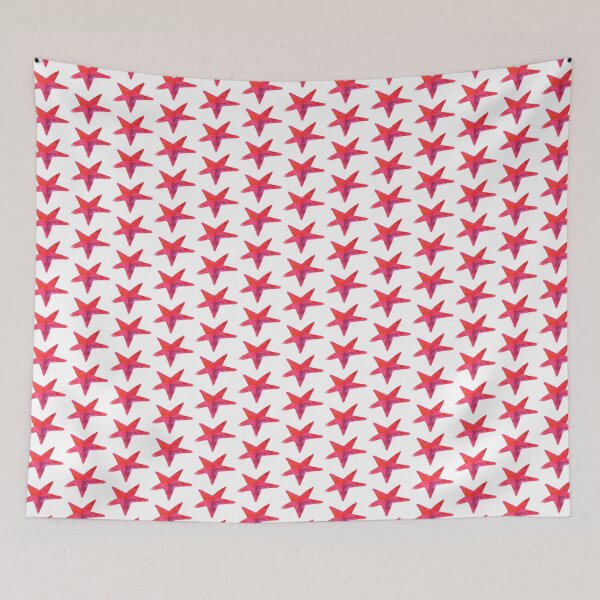 Item preview, Watercolor red star pattern | watercolor star white pattern designed and sold by lausn.