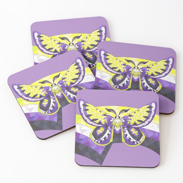 Item preview, Mosaic Nonbinary Moth designed and sold by cinimuffin.