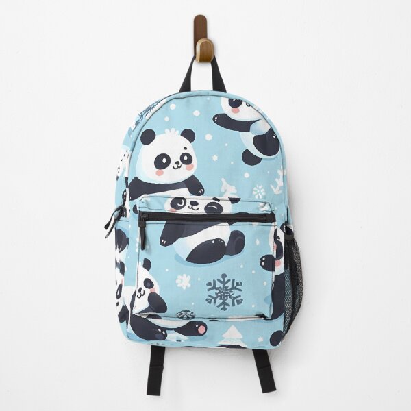 Item preview, Christmas panda seamless pattern designed and sold by Haji Kamora.